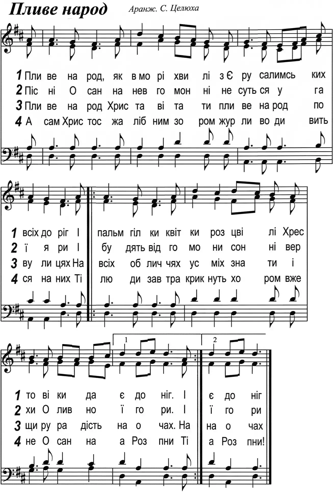 Пливе народ (Целюха)